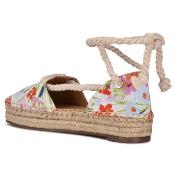 Nine West Meaks Ankle Wrap Flats - Picture 4 of 5